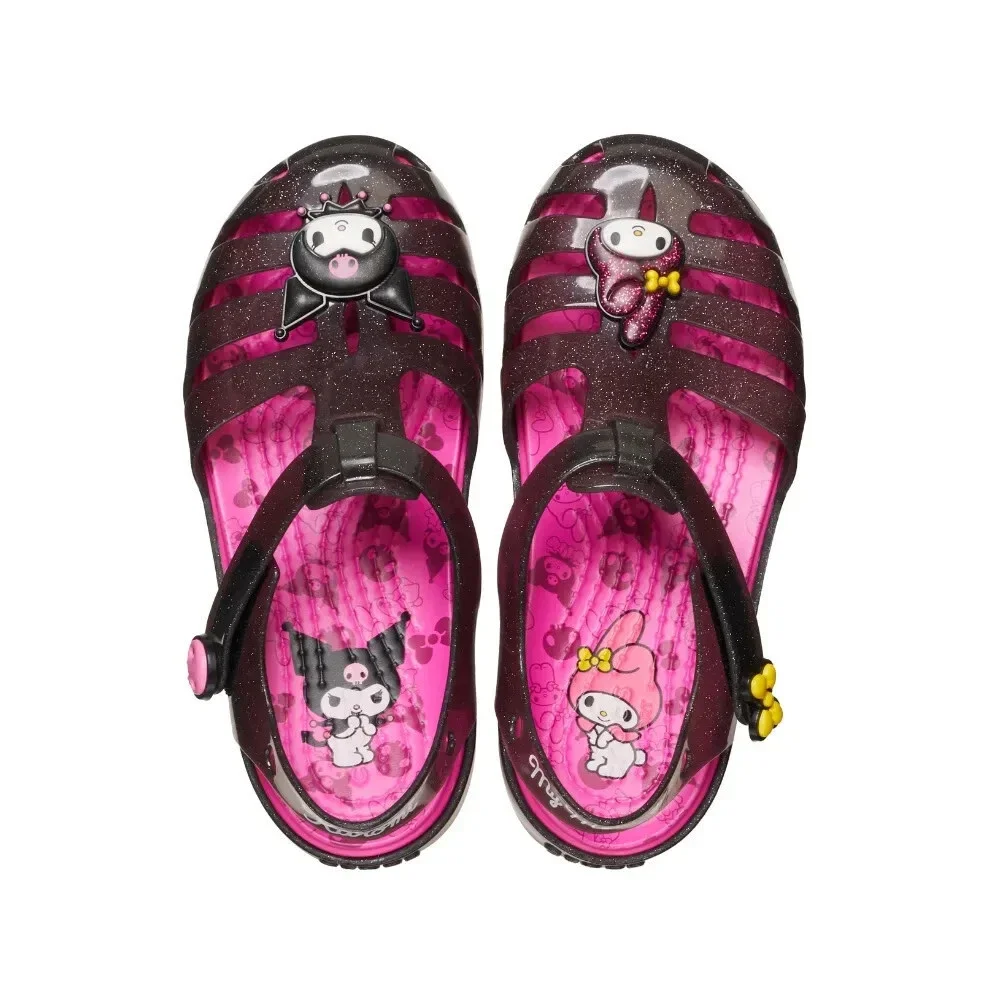 Crocs Isabella My Melody & Kuromi Sandal Toddler Multi Glitter Fisherman GBO2967